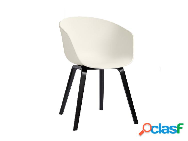 Hay About a Chair AAC22 Set 2 Sedie - Crema/Nero