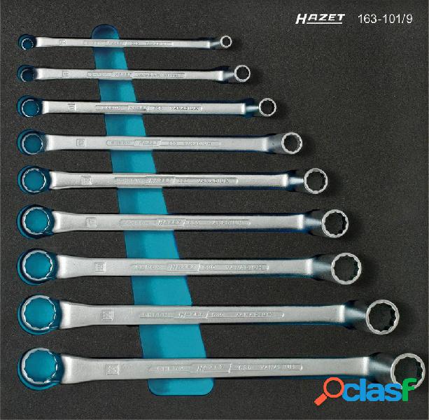 Hazet 163-101/9 Kit chiavi poligonali doppie 9 parti 6 - 23