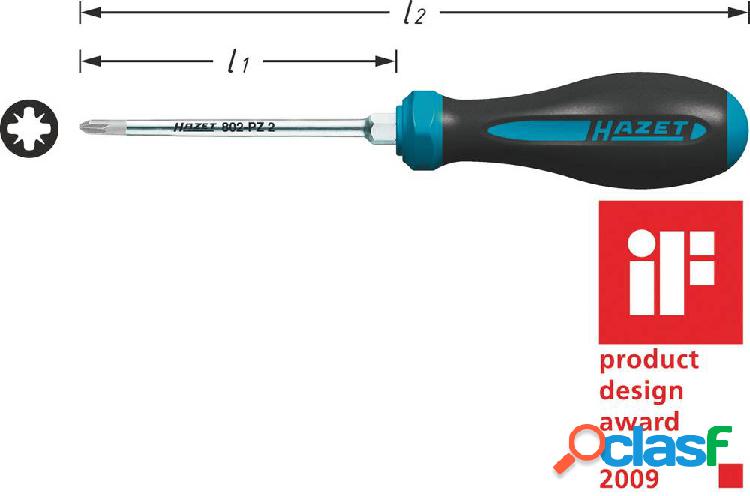 Hazet 802-PZ3 Officina e meccanica Cacciavite a croce PZ 3