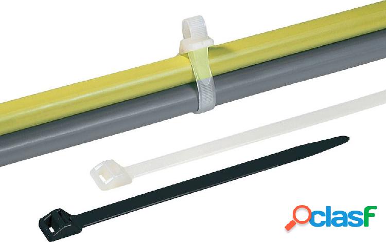 HellermannTyton 131-75510 RT250XL-PA66-BK Fascetta per cavi
