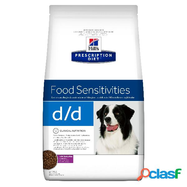 Hills Prescription Diet Dog d/d con Anatra e Riso 2 kg