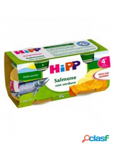 Hipp - Omogeneizzato Bio Salmone Con Verdure 2x80g Hipp
