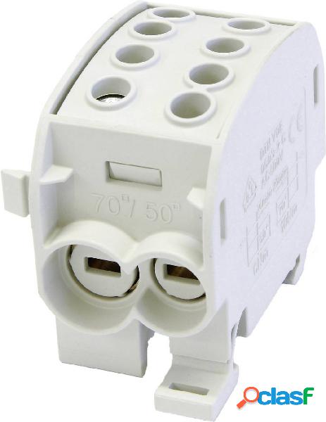 HoraeTec 106295 Terminale ramo principale Ottone, PA Grigio