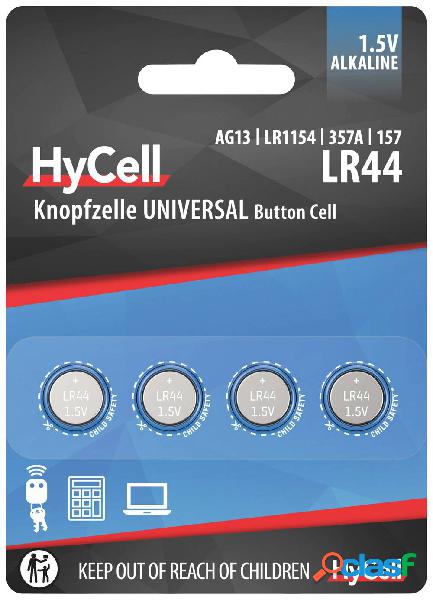 HyCell AG13 Batteria a bottone LR 44 Alcalina/manganese 140