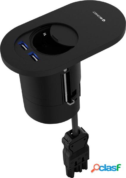 IB Connect 60203001/3 1 pezzo Presa da incasso con uscita di