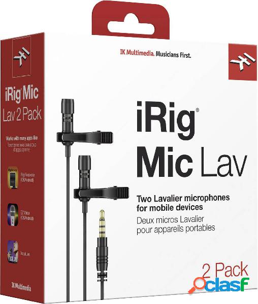 IK Multimedia iRig Mic Lav 2 a clip Lavalier Microfono