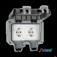 IP66 Interruttore tedesco 16A Outdoor Impermeabile presa di