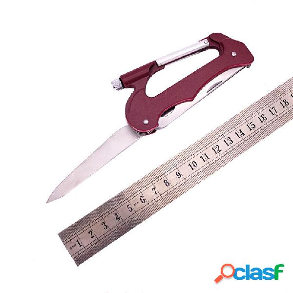 IPRee® 7-in-1 Moschettone multifunzione da alpinismo Fibbia