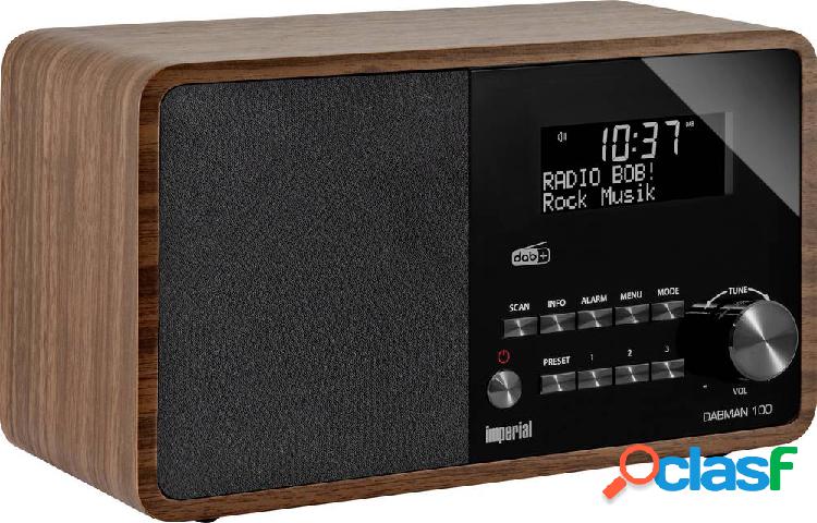 Imperial Dabman 100 Radio da tavolo DAB+, FM AUX Legno