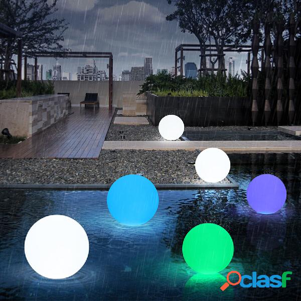 Impermeabile LED Palla da giardino Luce RGB Luce subacquea