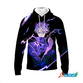 Inspired by Jujutsu Kaisen Hoodie Anime Gojo Satoru Pattern