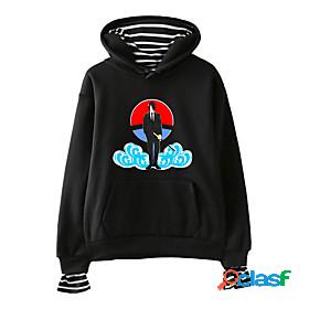 Inspired by Naruto Akatsuki Polyster Anime Cartoon Harajuku