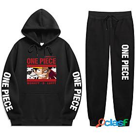 Inspired by One Piece Monkey D. Luffy 100% Polyester Hoodie