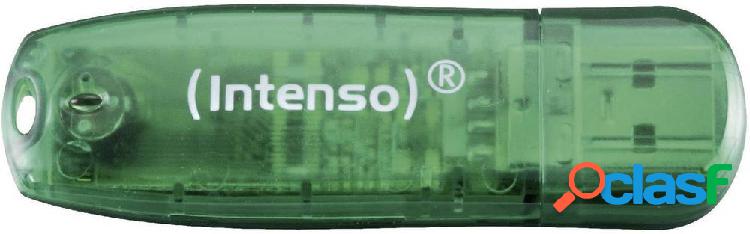 Intenso Rainbow Line Chiavetta USB 8 GB Verde 3502460 USB