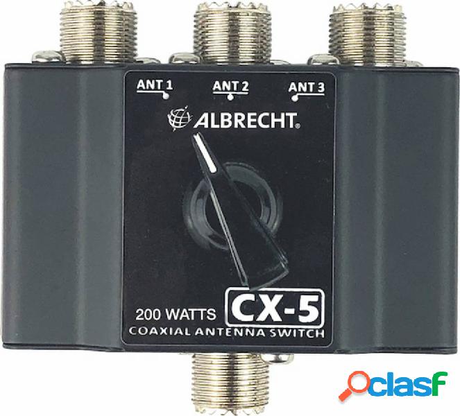 Interruttore per antenna Albrecht CX-5 3-Wege