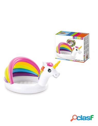 Intex - Piscina Baby Unicorno Con Cappottina