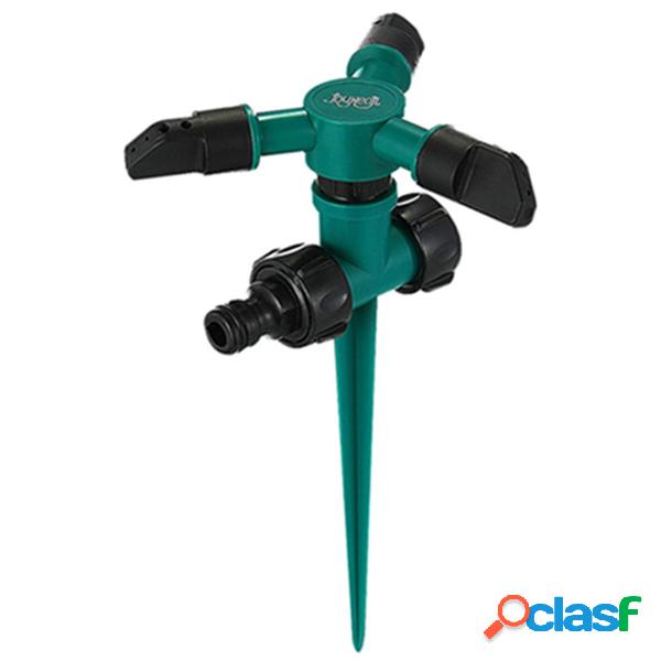 Irrigatore rotante JOYXEON a 3 teste a 360 angoli con asta