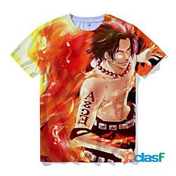 Ispirato da One Piece Portgas·D·Ace Maglietta Cartone