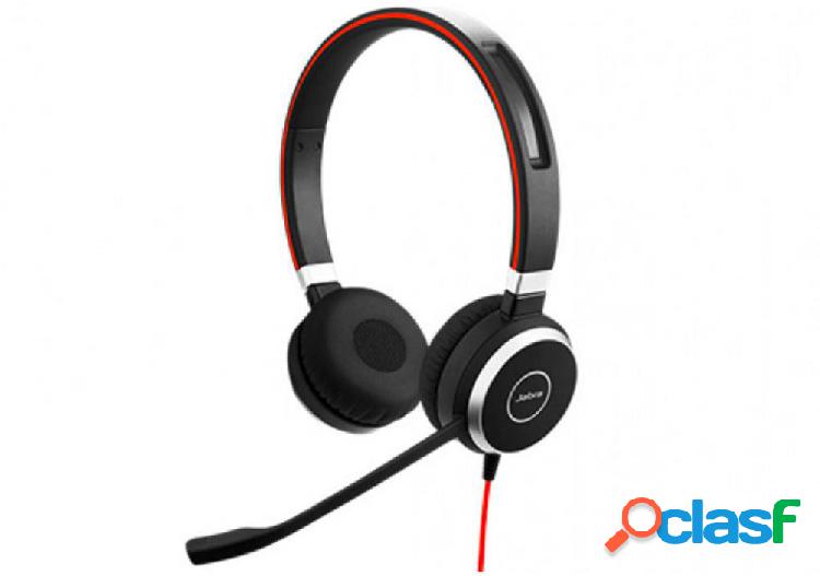 Jabra Evolve 40 MS Stereo Telefono Cuffie On Ear via cavo