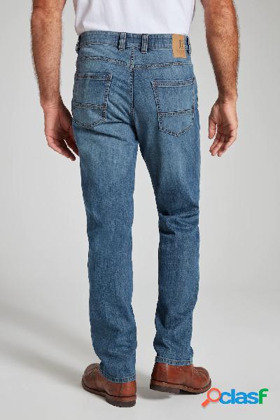 Jeans, cinque tasche, cintura elastica e comoda, regular