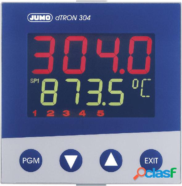 Jumo dTRON 304 PID Termostato Pt100, Pt500, Pt1000, KTY11-6,