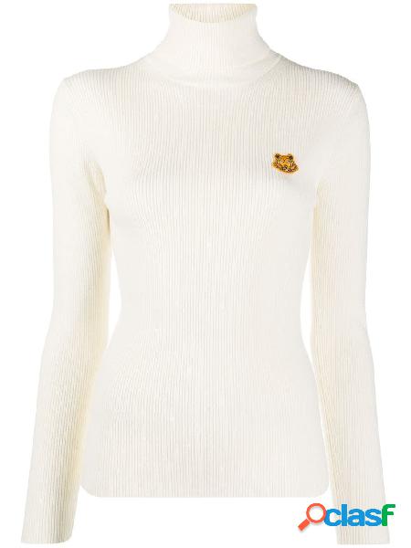 KENZO MAGLIONE DONNA FA62PU5243TA03 LANA BIANCO