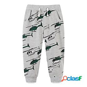 Kids Boys Pants Gray Cute Spring School