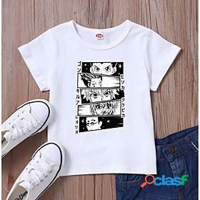 Kids Boys T shirt Tee Short Sleeve 3D Print Anime Graphic