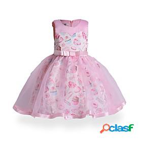 Kids Little Girls Dress Candy Cane Special Occasion Daily