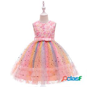 Kids Little Girls Dress Floral Butterfly Wedding Birthday