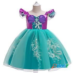 Kids Little Girls Dress Mermaid Party Special Occasion Mesh