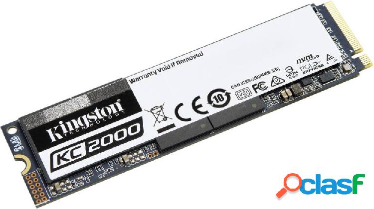 Kingston KC2000 500 GB SSD interno NVMe/PCIe M.2 M.2 NVMe