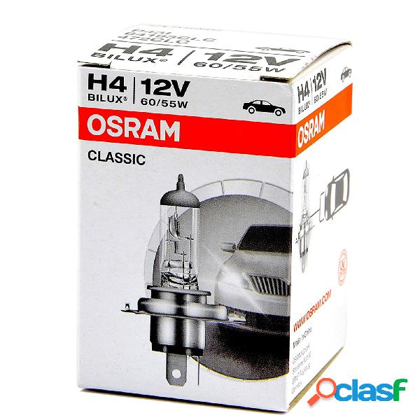 Kit 4 Lampade Osram H4 Classic 55/60W 64193CLC
