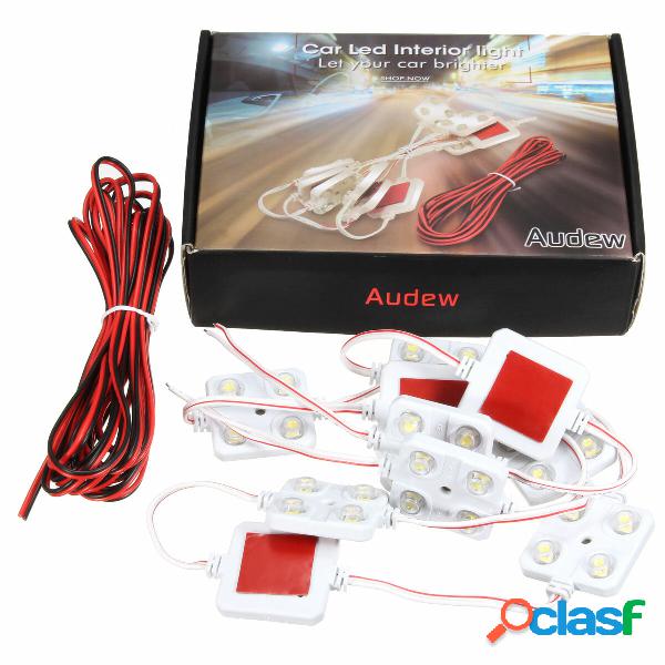 Kit Luci Interni Auto 10x4 LED Moduli Led Luce Carico