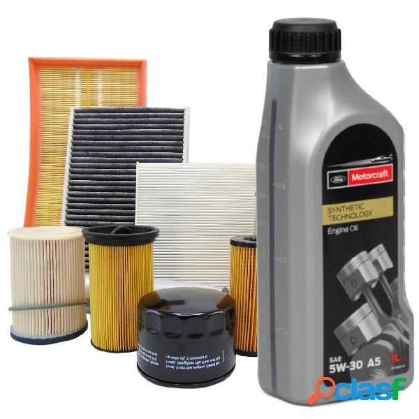 Kit Tagliando + Olio Wix Ktw063+Ford4Lt5W30