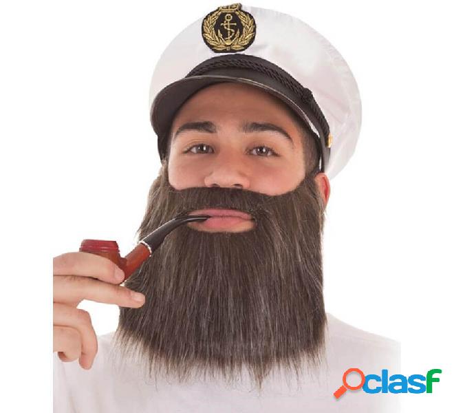 Kit da marinaio: cappello, barba e pipa