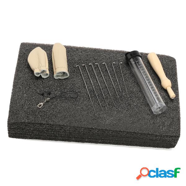 Kit di avvolgimento di schiuma di aghi Kit feltro di lana