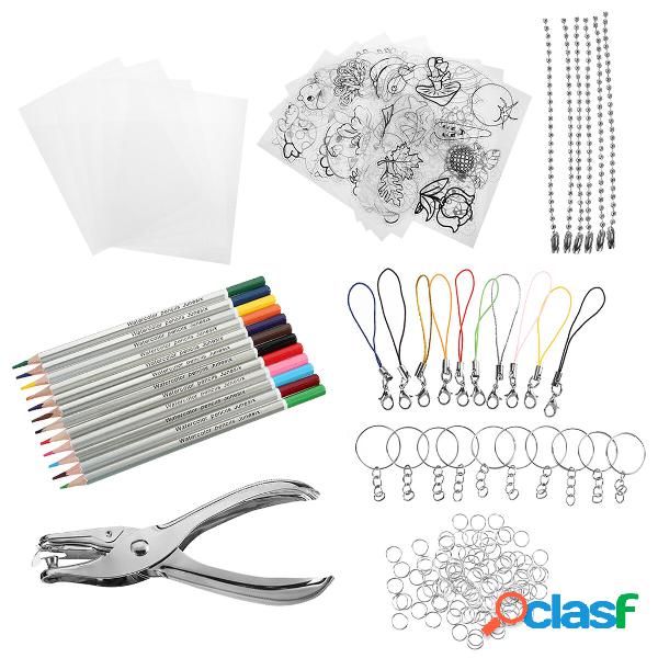 Kit di fogli di plastica termorestringente 156Pcs Kit di