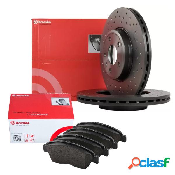 Kit dischi Brembo X-tra Line e pastiglie freno VW Audi 1KW,