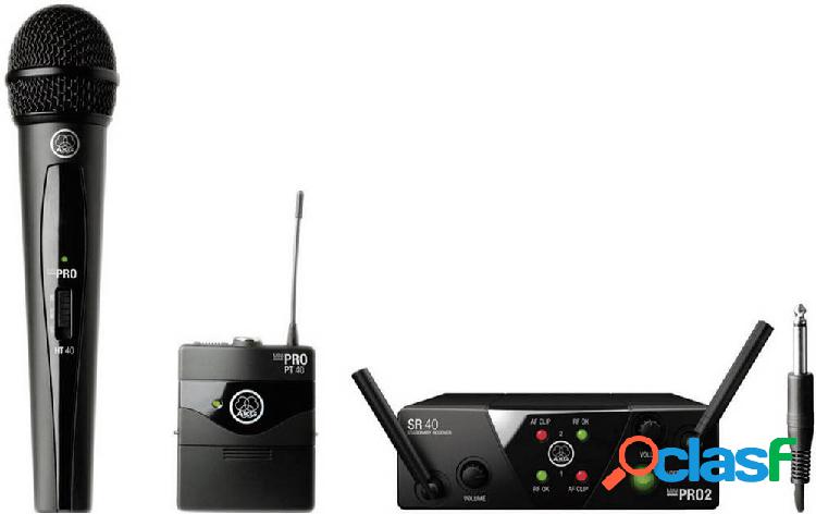 Kit microfono senza fili AKG WMS 40 Mini Dual Senza fili