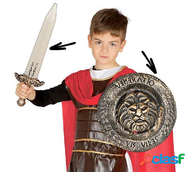 Kit romano infantile: scudo e spada