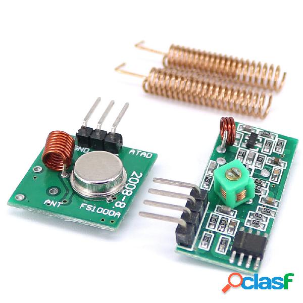 Kit trasmettitore modulo wireless ricevitore RF 433MHz