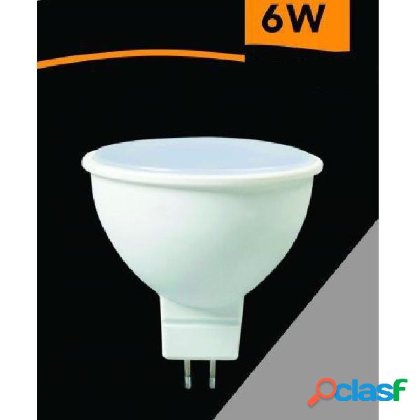 LAMPADINA LED MR16 6W 12V LUCE FREDDA 6500K CALDA 3000K