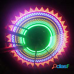 LED Luci bici Luci per tappo della valvola luci della