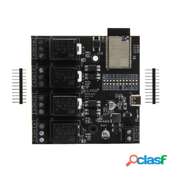 LILYGO® TTGO Relè a T ESP32 Chip DC 5V Relè a 4 gruppi 4
