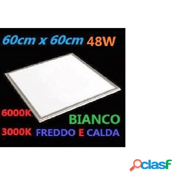 Lampada LED Pannello QUADRATO 48W Incasso 220V FREDDO BIANCO