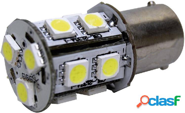 Lampadina LED per interni Eufab BA15s 3 W (Ø x L) 20 mm x