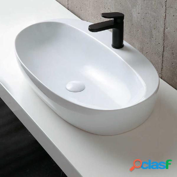 Lavabo da appoggio Ceramica Azzurra Elegance 60X42 con foro