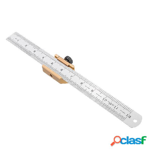 Lavorazione del legno 45 gradi angolo linea calibro righello