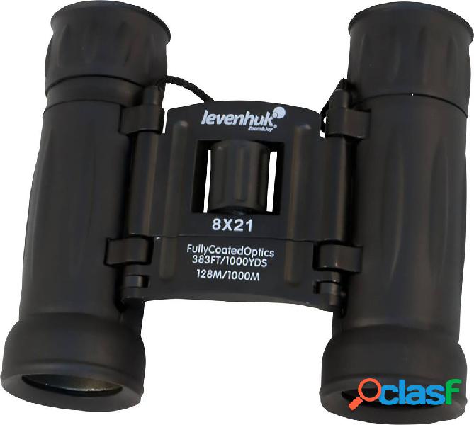 Levenhuk Binocolo 8 xx21 mm Prisma retto Nero 67675